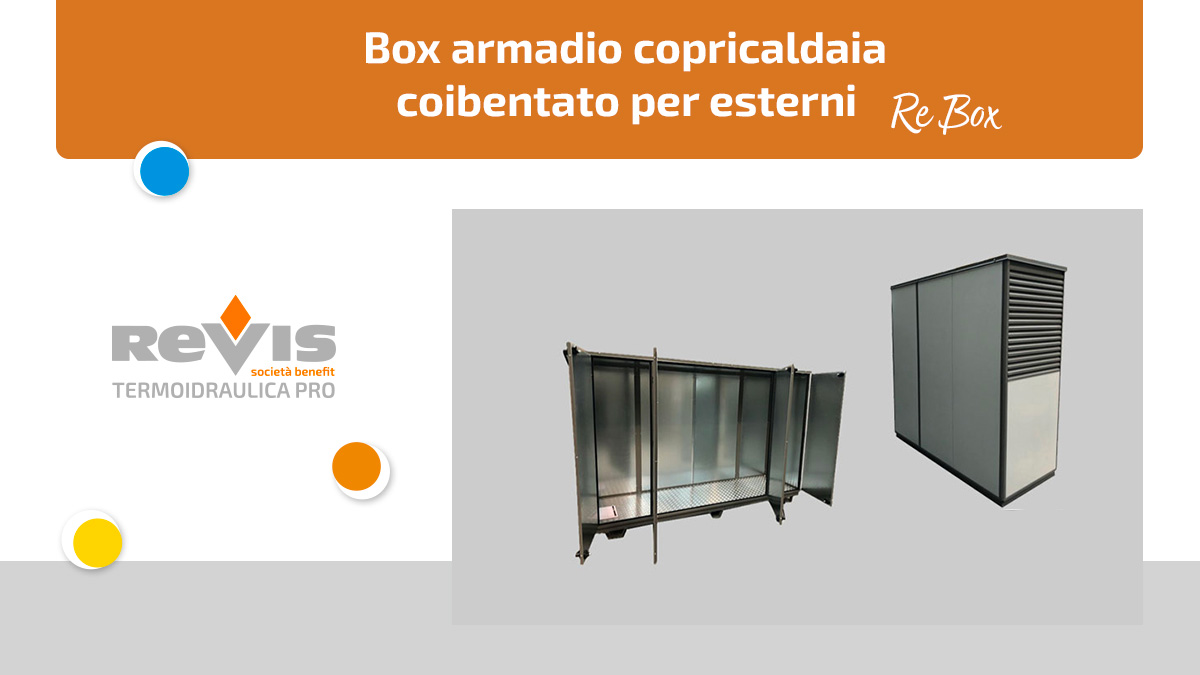 box armadio copricaldaia coibentato per esterno