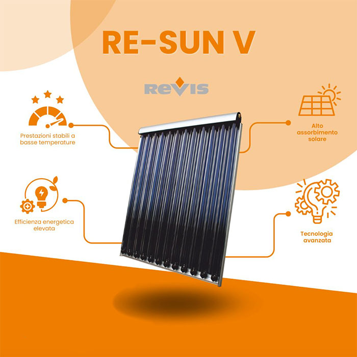 collettore solare termico re-sun v